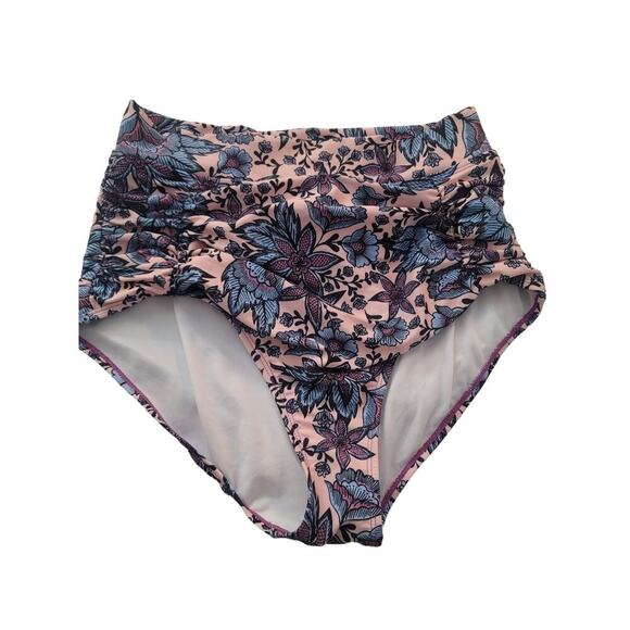 Women's Wild Romance Costa High Waist Swim Bottom Multicolor SZ M - Picture 1 of 4